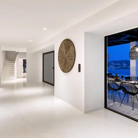 Dazzling Mykonos Lvellie 6 Bedrooms Unique Aegean Sea Views Private Infinity Pool Two Private Jacuzzis Psarou Villa