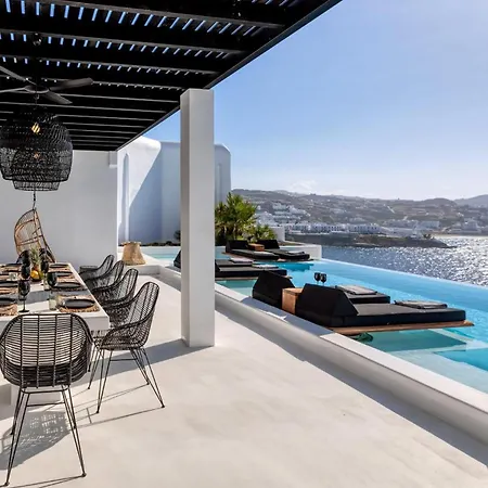 Dazzling Mykonos Lvellie 6 Bedrooms Unique Aegean Sea Views Private Infinity Pool Two Private Jacuzzis Psarou Villa *